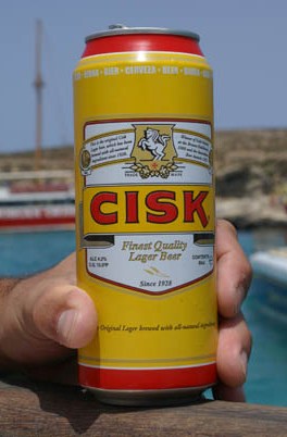 Cisk the local beer