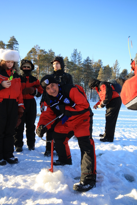 Ice fishing Credit Markku Inkila